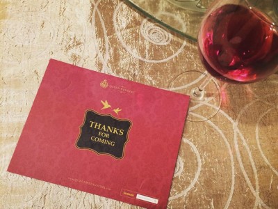 Thanks for coming thank you card